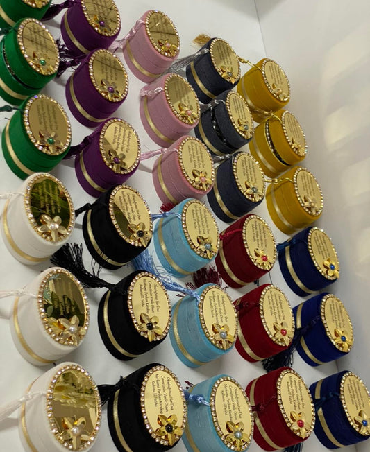 Kadife Kutu İçerisinde Tesbih Zikirmatik Seti 10 adet