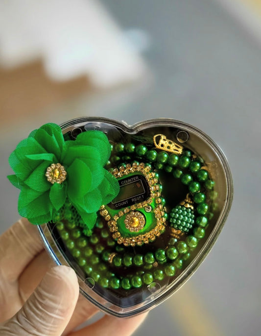 10 Adet Kalpli Kutu İçinde Zikirmatik ve Tesbih