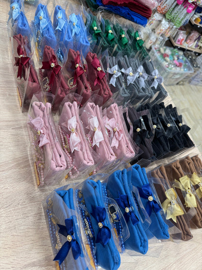 Hediyelik Kutulu Örtü,tesbih Ve Taşlı Zikirmatik Seti Umre Hediyeliği,Mevlüt Hediyeliği