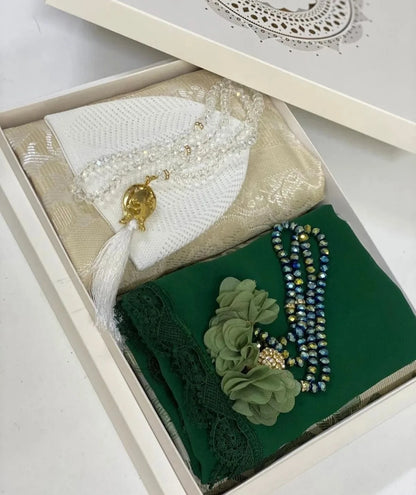 Damat Bohçası Gelin Bohçası Seccade Seti Nişan Bohçası Çeyizlik Set Seccade Takımı