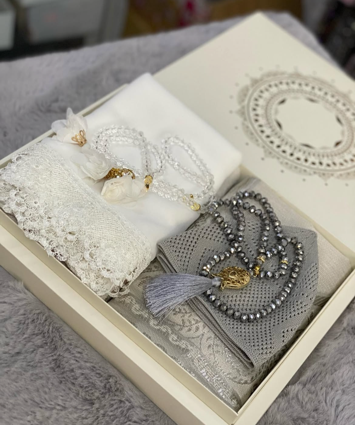 Damat Bohçası Gelin Bohçası Seccade Seti Nişan Bohçası Çeyizlik Set Seccade Takımı