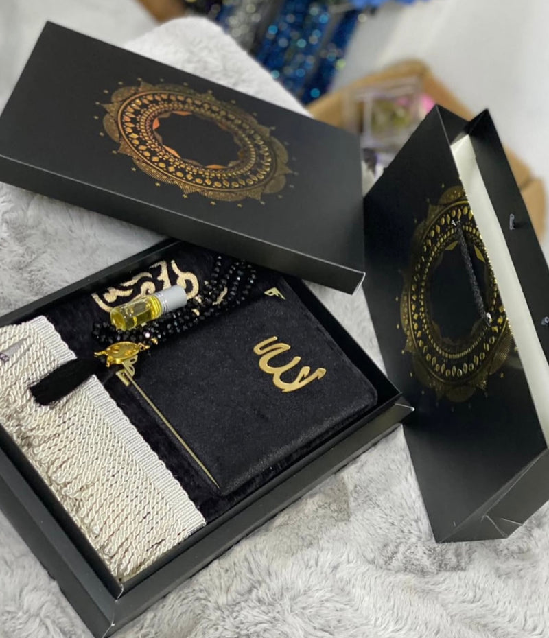 Damat Bohçası Seccade Tesbih Seti Seccade Takımı