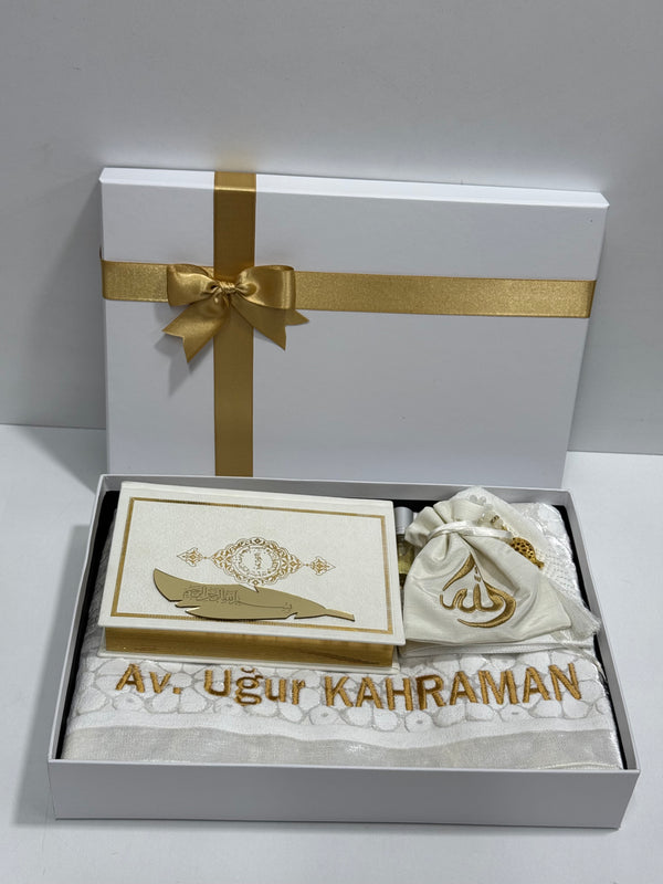 Lux Seccade Takımı İsme Özel Set Çeyizlik