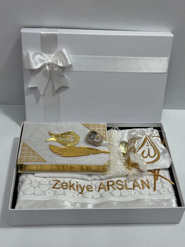 Lux Seccade Takımı İsme Özel Set Çeyizlik