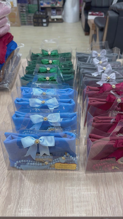 Hediyelik Kutulu Örtü,tesbih Ve Taşlı Zikirmatik Seti Umre Hediyeliği,Mevlüt Hediyeliği